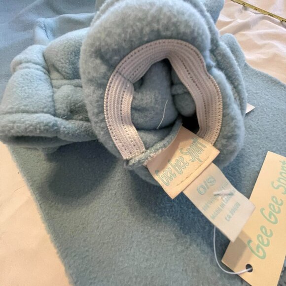 GeeGee Sport Polar fleece scarf and mitts set for woman NWT. pastel blue - Picture 8 of 9